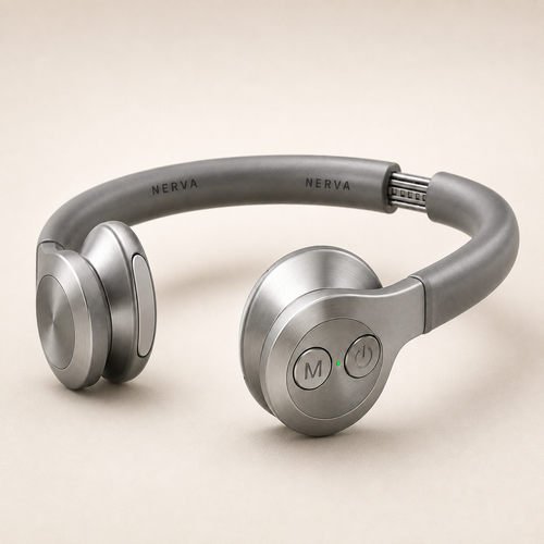 NERVA HE-M010 neckband, three-quarter view